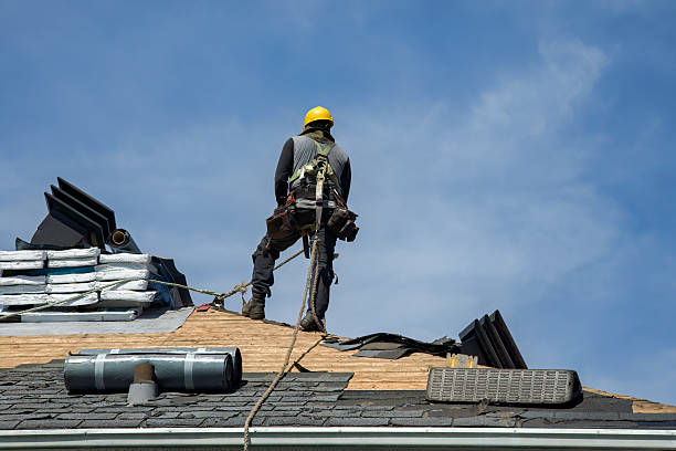 Professional Roof Replacement technician working in Beatty, OR